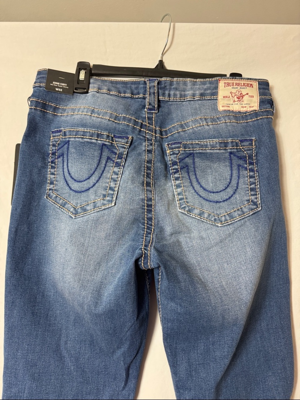 True Religion Jennie Curvy Mid Rise Super Skinny Jeans